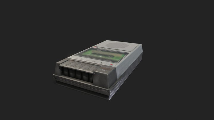 Cassette Player 3D Model