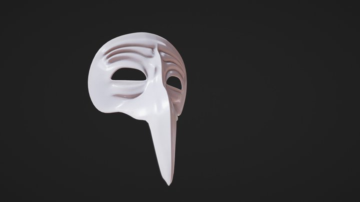 Beak Mask 3D Model