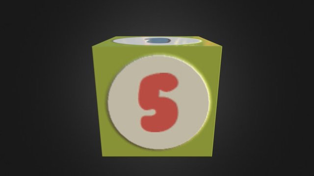 BuzzNumberDice 3D Model
