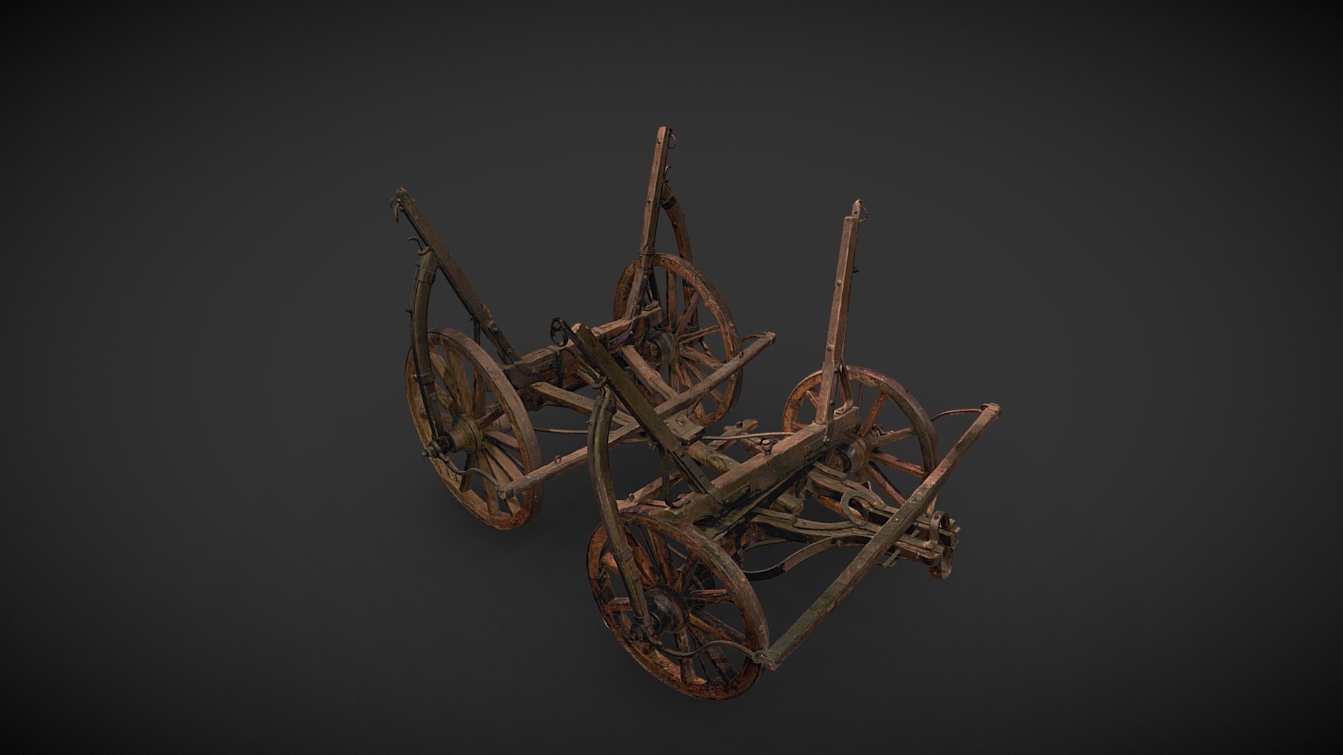 Car țărănesc — Sketchfab embed 3D viewer