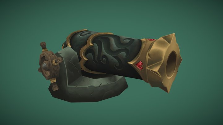 Miss Fortune's Cannon 3D Model