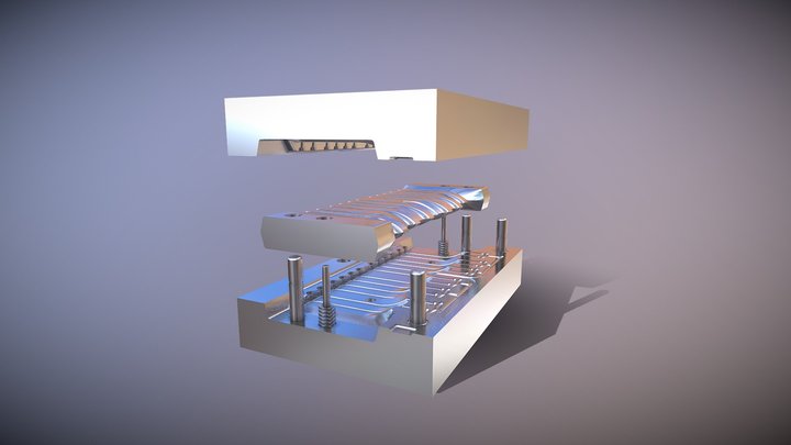 Matriz De Tiras 3D Model