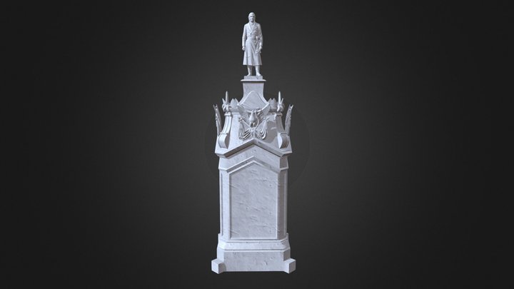 Monumento a Miguel Hidalgo (Plaza Constitución). 3D Model