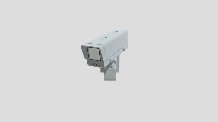 Камера Видео-Наблюдения Axis 3D Model