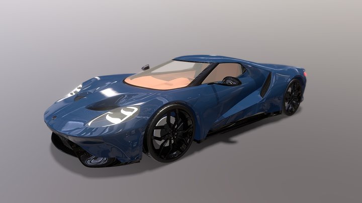 ford gt 3D model 3D Model