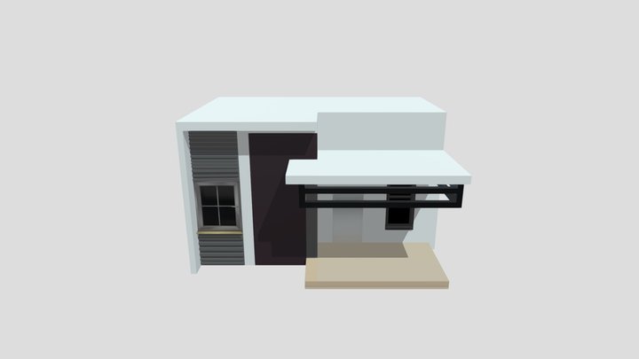 Modern Mini House 3D Model