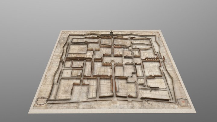 Numérisation 3D du plan relief "Dodet" 2021-22 3D Model