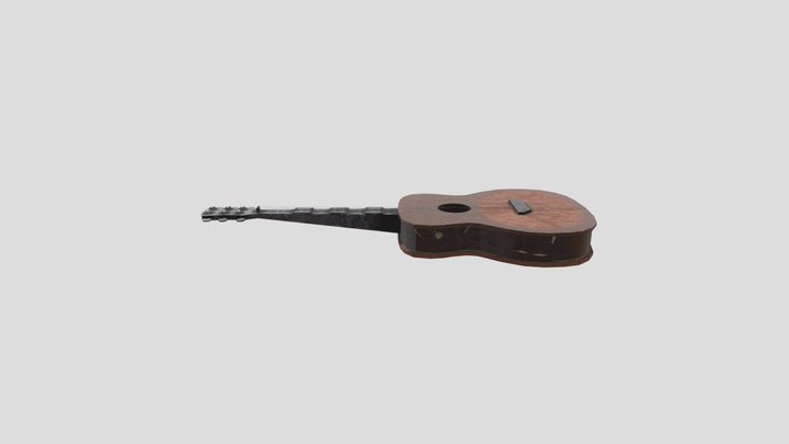 Guitar 3D Model