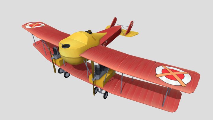 DAE Game Art 1 - Flying Circus 3D Model