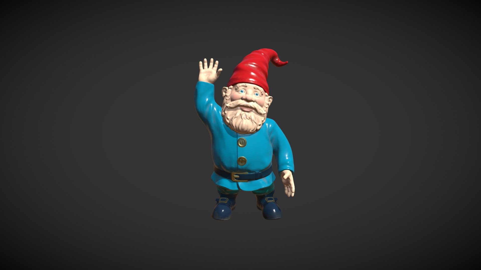 Garden Gnome PBR - Buy Royalty Free 3D model by Skazok [ef76551 ...
