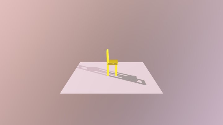 Very Simple Chair 3D Model