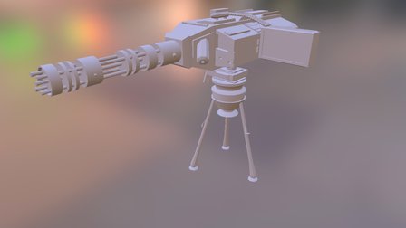 SentryGun 3D Model