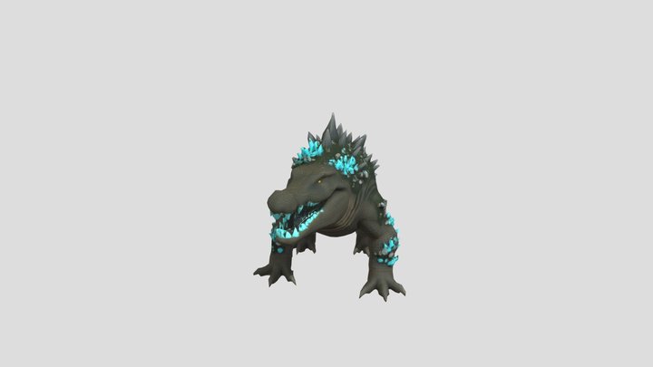 Crocodile Titan 3D Model