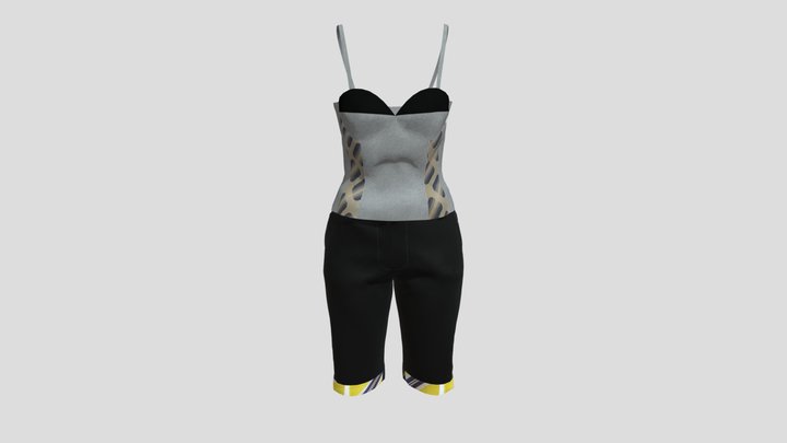 Korset+Shorts 3D Model