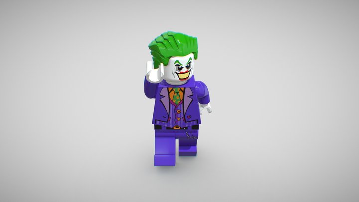 Lego Joker 3D Model