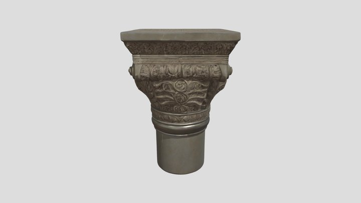 Corinthian Capital Design 3D Model