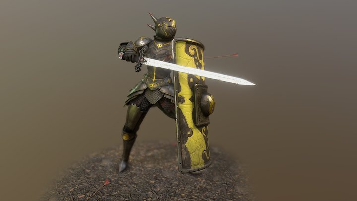 Knight Commander 3D Model
