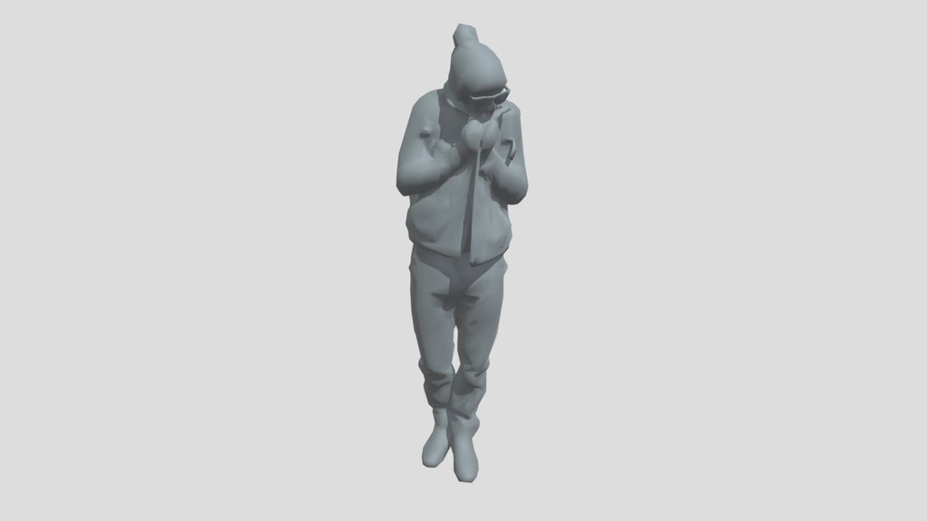 Lowpoly Male Standing