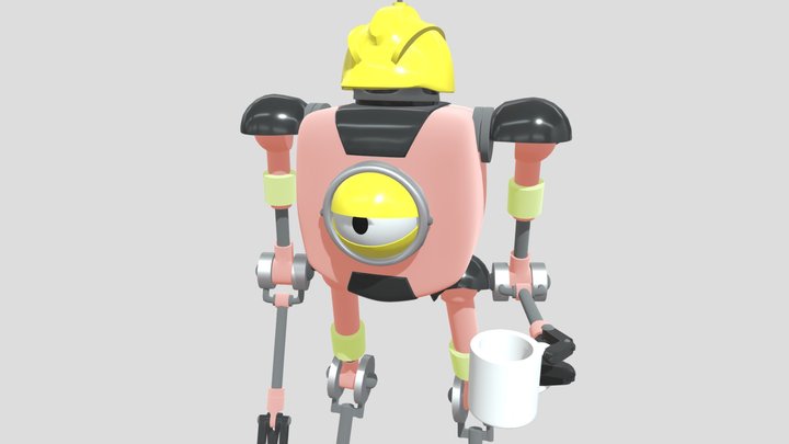 Dave - Junk-o-Tron 3D Model