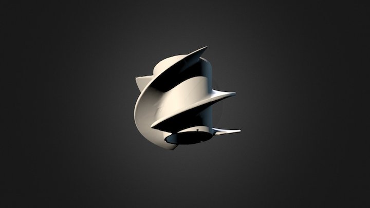 Scansione 3D elica - file aperto 3D Model