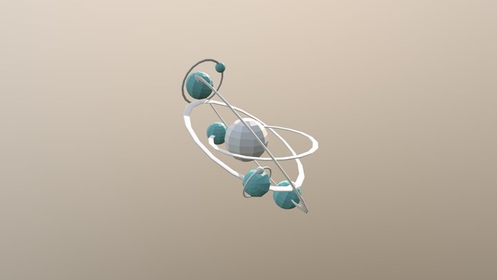 Planetary system 3D Model