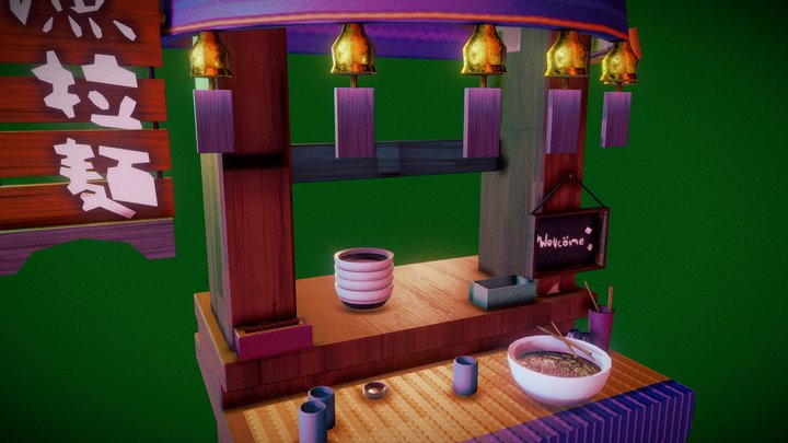 Food Stand 3D Model