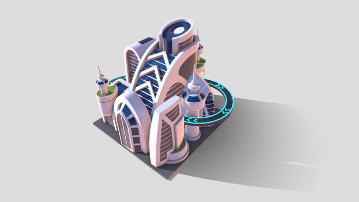 castle base 3D Model