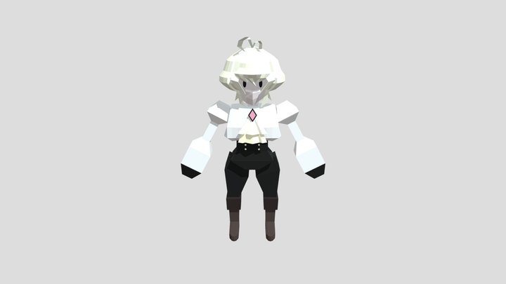 Low Poly Lucian 3D Model