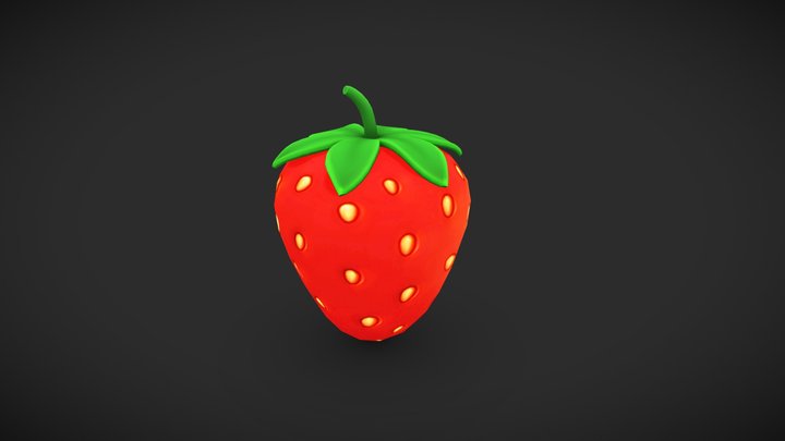 Strawberry demo 01 3D Model
