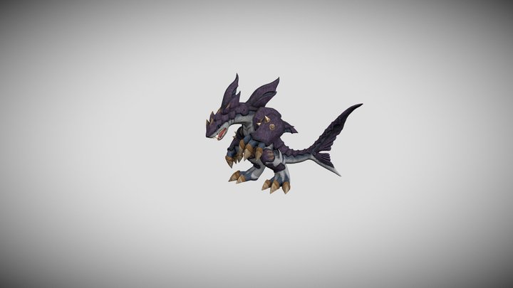 Dark Tigershark (Fanart) 3D Model