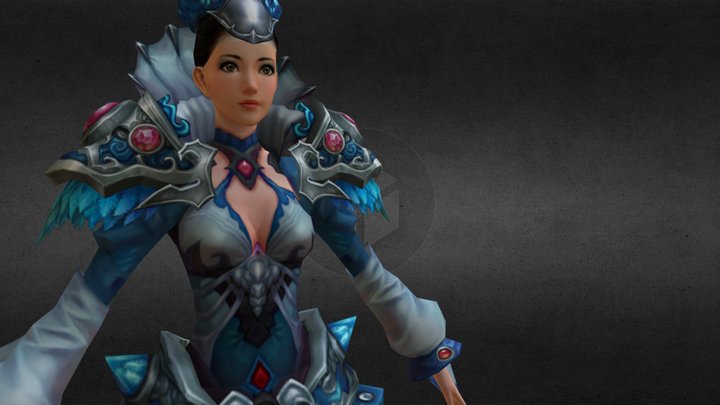 学生功课~游戏人物 3D Model
