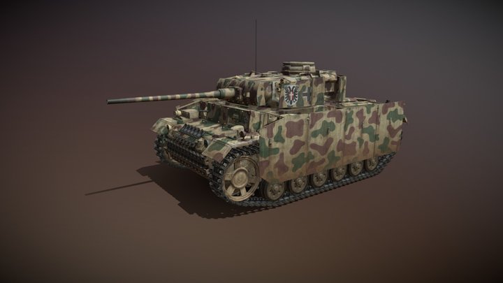 PzKpfw III - Panzer 3 - Ausf.M - 413 3D Model