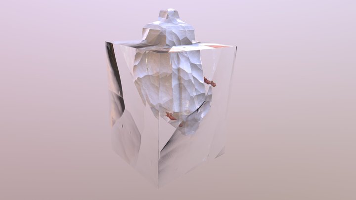 Cartoon Iceberg 3D Model