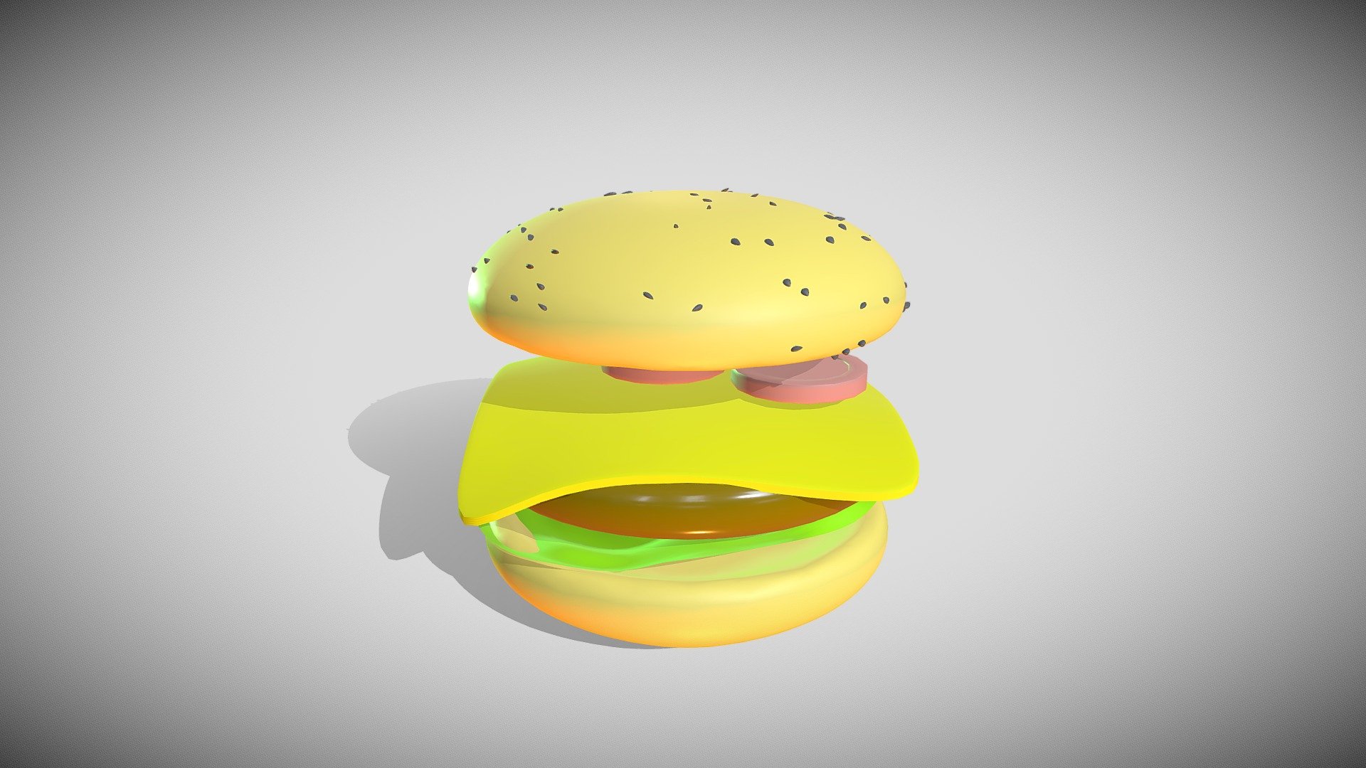 GAMBURGER - 3D model by jasurboydj1 [ef81745] - Sketchfab