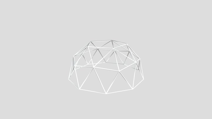 Geodesic Dome 3D Model