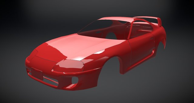 Toyota Supra 1993 (WIP) 3D Model
