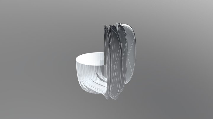 Porta Trecos, Divisor de Livros  de Acrilico 3D Model