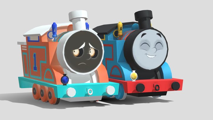 Invert Color AEG Thomas meets AEG Thomas 3D Model