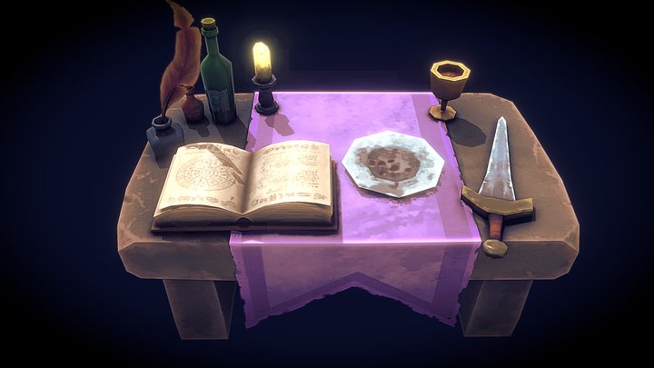 The Desk 3D Model