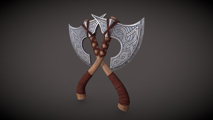 Viking Axe 3D Model