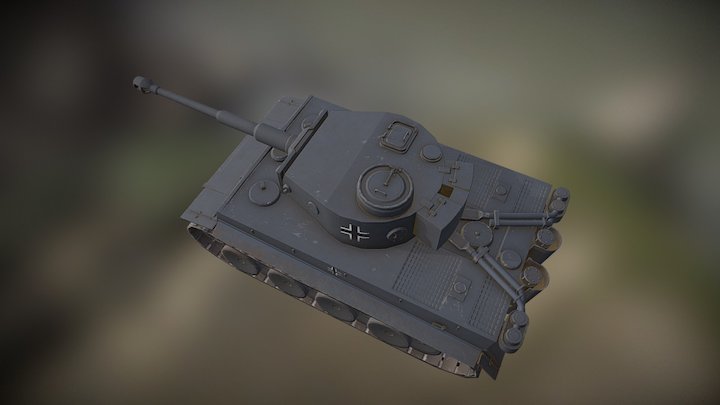 Tiger Tank 3D Model