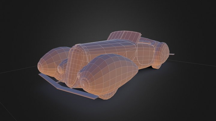 Delahaye Torpedo 3D Model