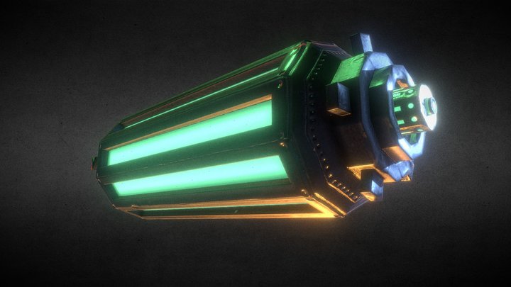 Futuristic Engine 3D Model
