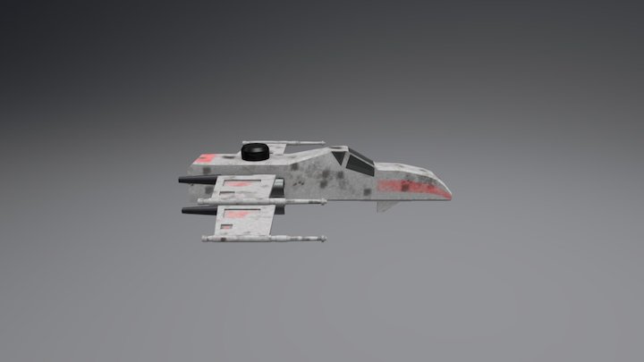 X-Wing Custom 3D Model