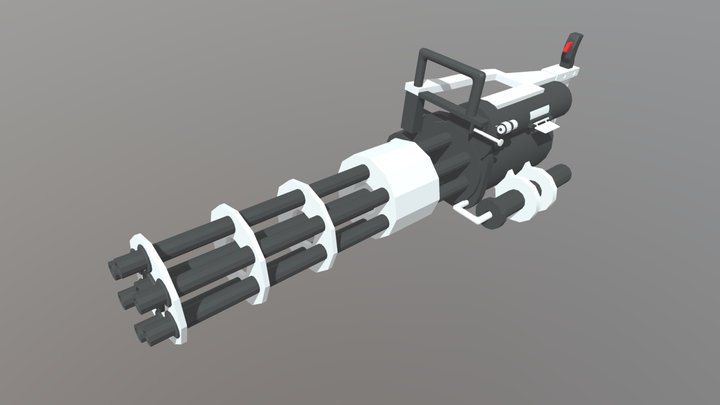 machine gun 3D Model