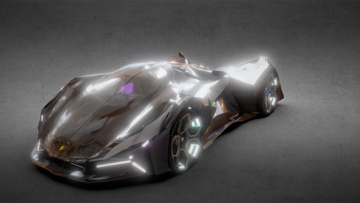 Lamborghini Fantazma (Uploaded) (More similar) 3D Model