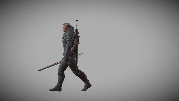the Witcher 3D Model