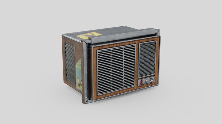 Window AC Unit-Freepoly.org – Modelo 3D gratuito STL