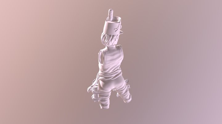 Soldier Wip 3D Model