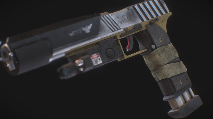 MK2 Smart Pistol 3D Model